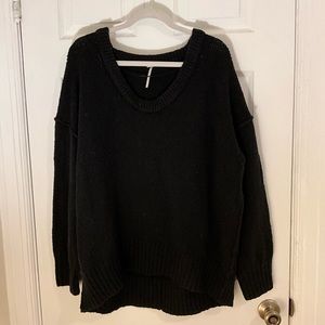 Black free people sweater